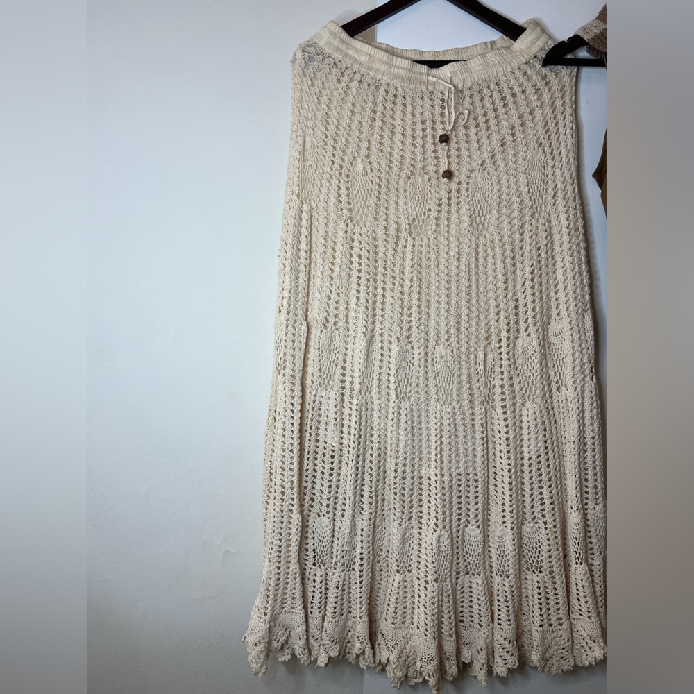 WESTPORT 1962  100% Cotton Crochet skirt